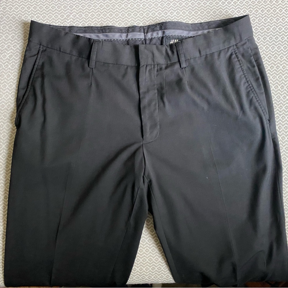 EUC H&M Men's Black Dress Pants, 36R